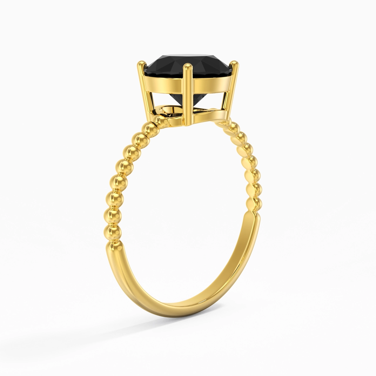 1.50ct Zircon cubique Bague de fiançailles Argent sterling 925