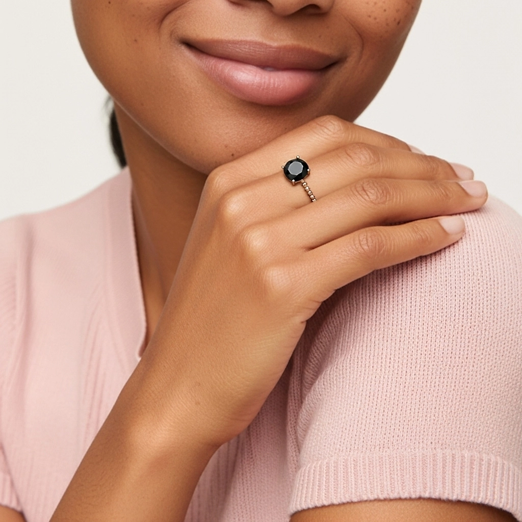 2.00ct Circonio cúbico Anillo de Compromiso Plata esterlina 925