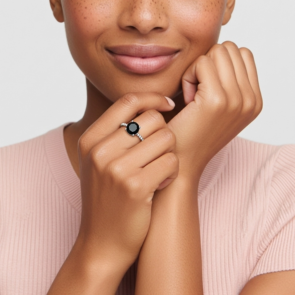 2.00ct Circonio cúbico Anillo de Compromiso Plata esterlina 925