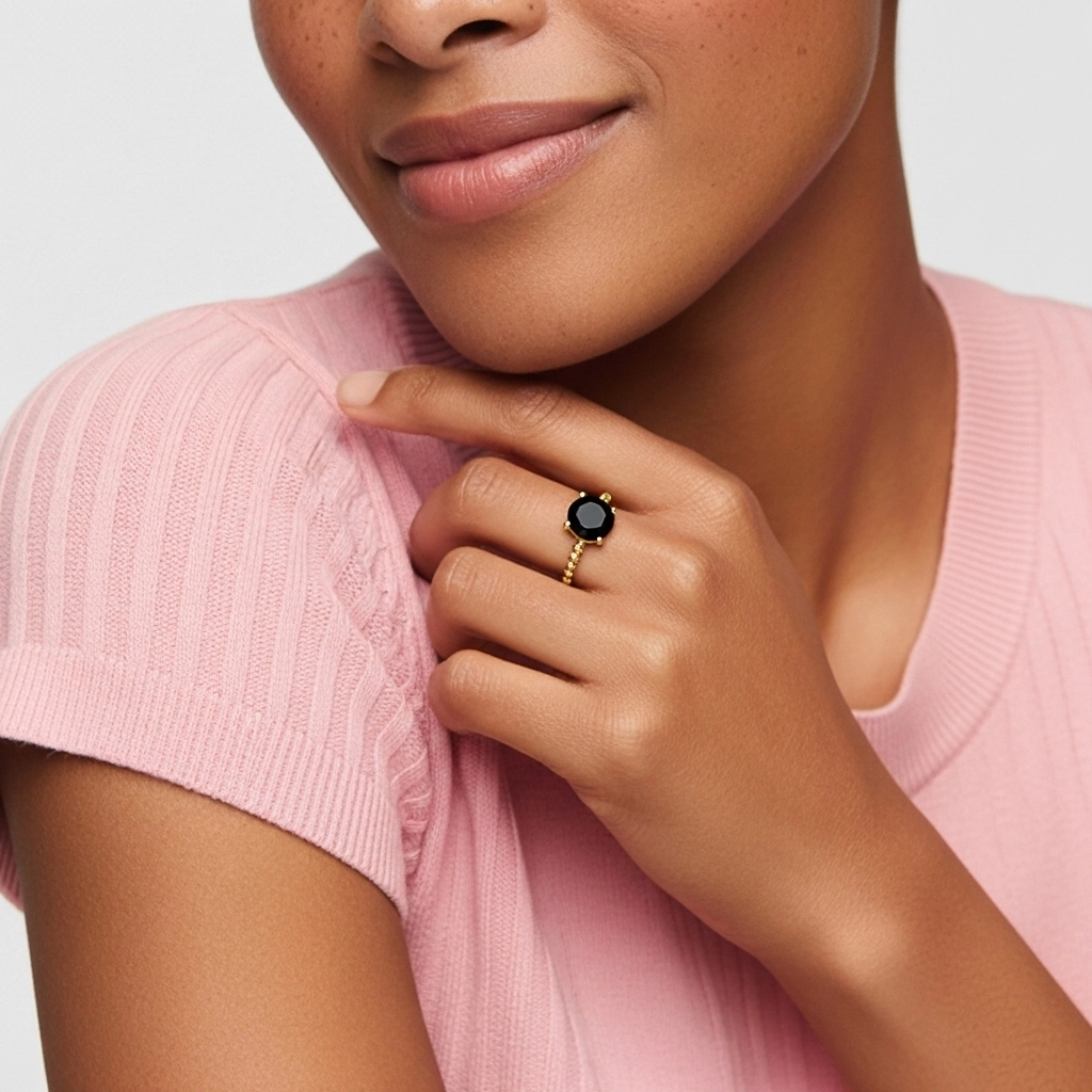 1.00ct Cubic Zirconia Engagement Ring 925 Sterling Silver