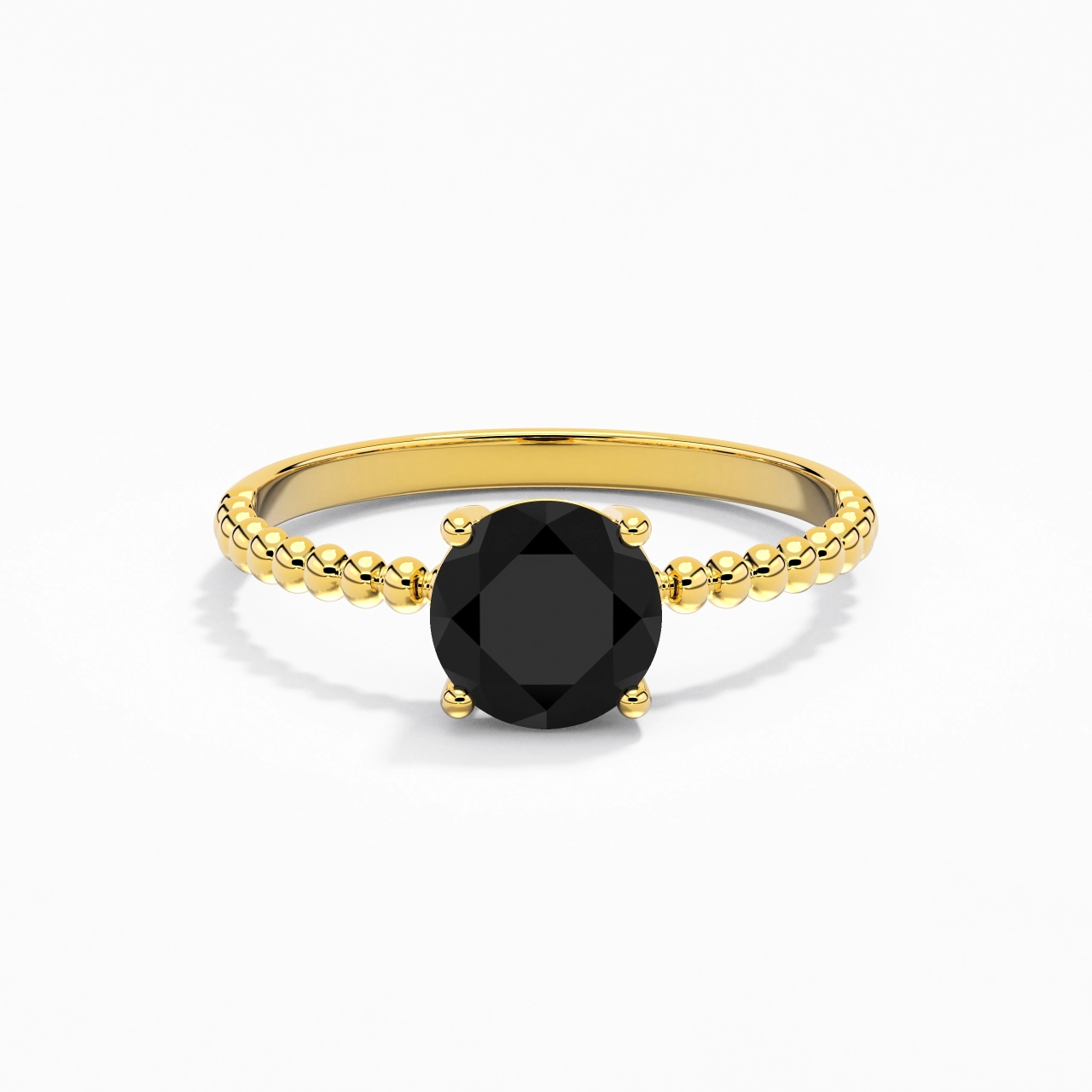 1.00ct Zircon cubique Bague de fiançailles Argent sterling 925