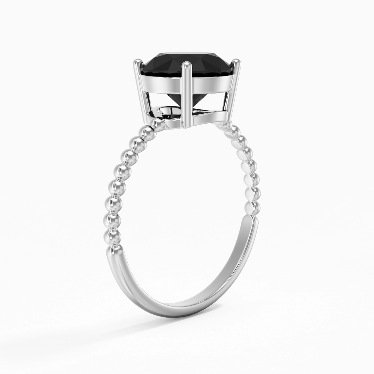 2.00ct Zircon cubique Bague de fiançailles Argent sterling 925