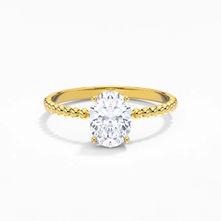 1.50ct Moissanite Bague de fiançailles Or 18 carats