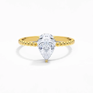 1.50ct Moissanite Bague de fiançailles Or 18 carats