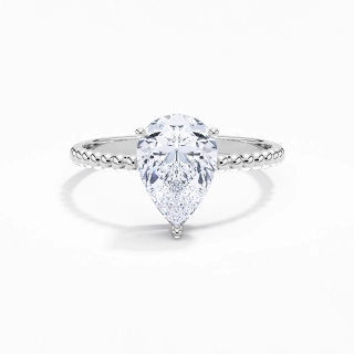 2.00ct Moissanite Engagement Ring 925 Sterling Silver