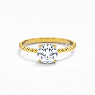 1.00ct Moissanite Bague de fiançailles Or 14 carats