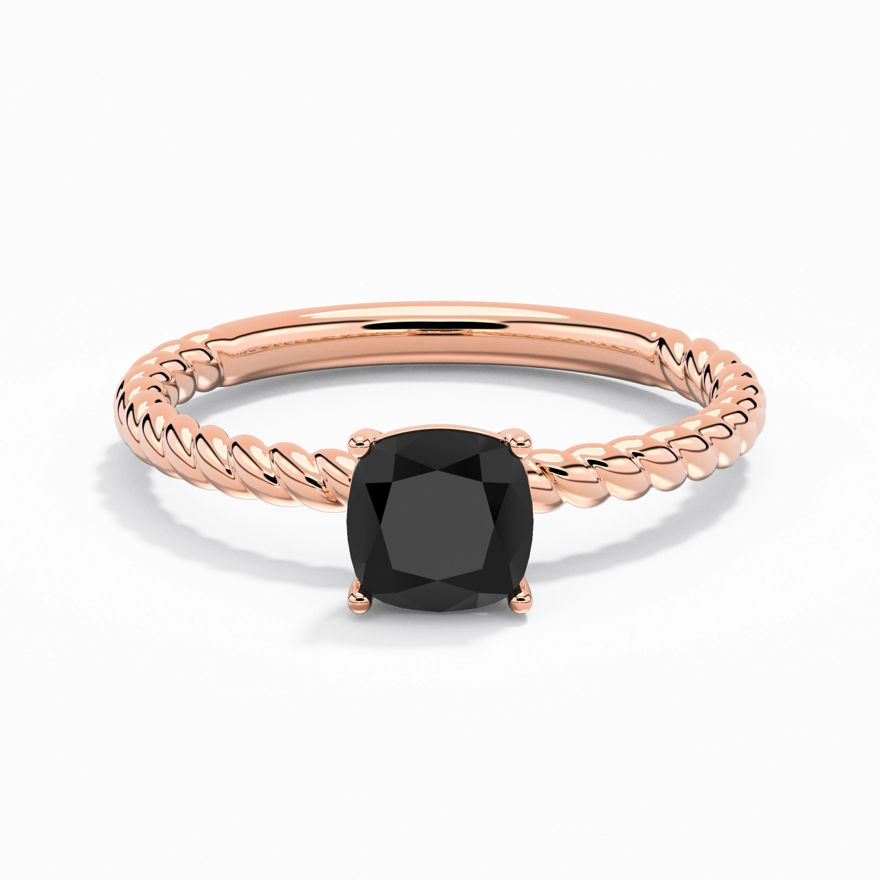 Modern Cushion 1.50ct Cubic Zirconia Engagement Ring