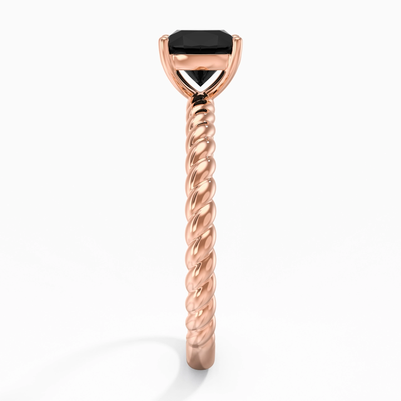 Modern Cushion 1.50ct Cubic Zirconia Engagement Ring