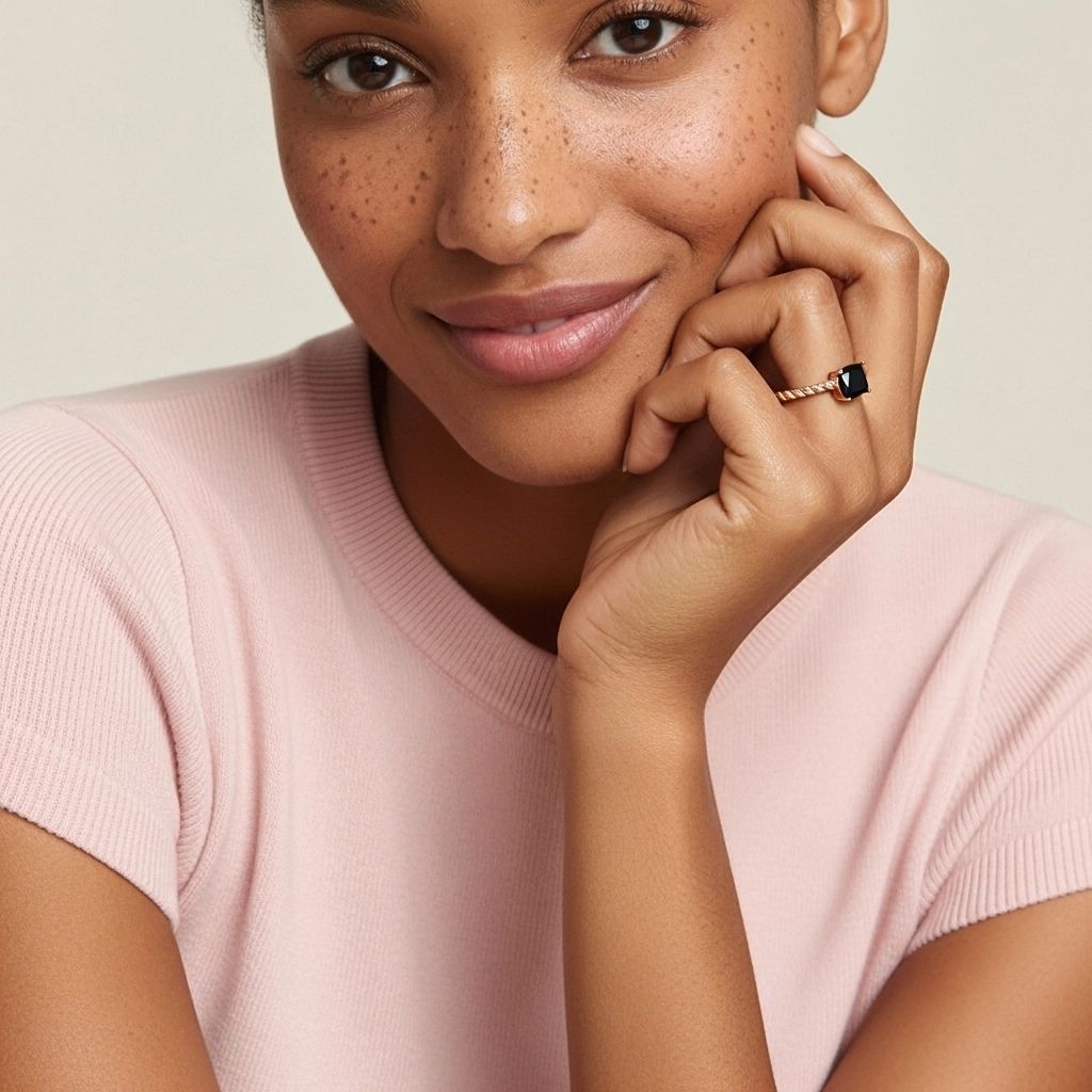 Modern Cushion 1.00ct Cubic Zirconia Engagement Ring