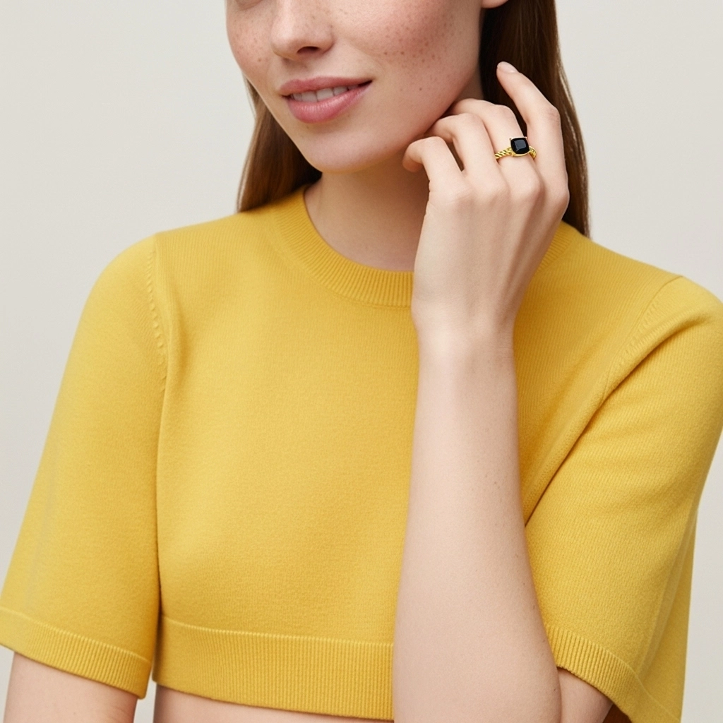 Modern Cushion 1.00ct Cubic Zirconia Engagement Ring