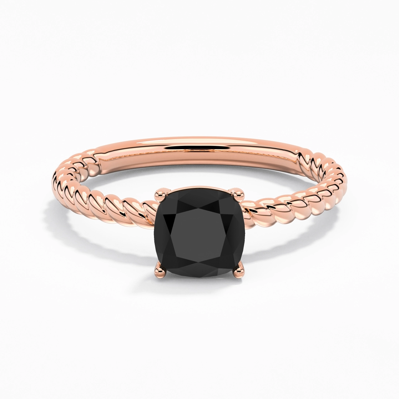Modern Cushion 2.00ct Cubic Zirconia Engagement Ring