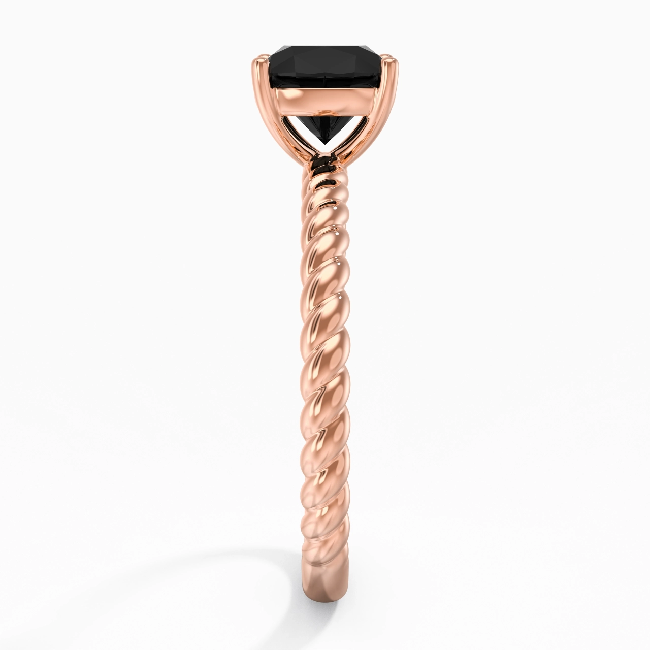 Modern Cushion 2.00ct Cubic Zirconia Engagement Ring