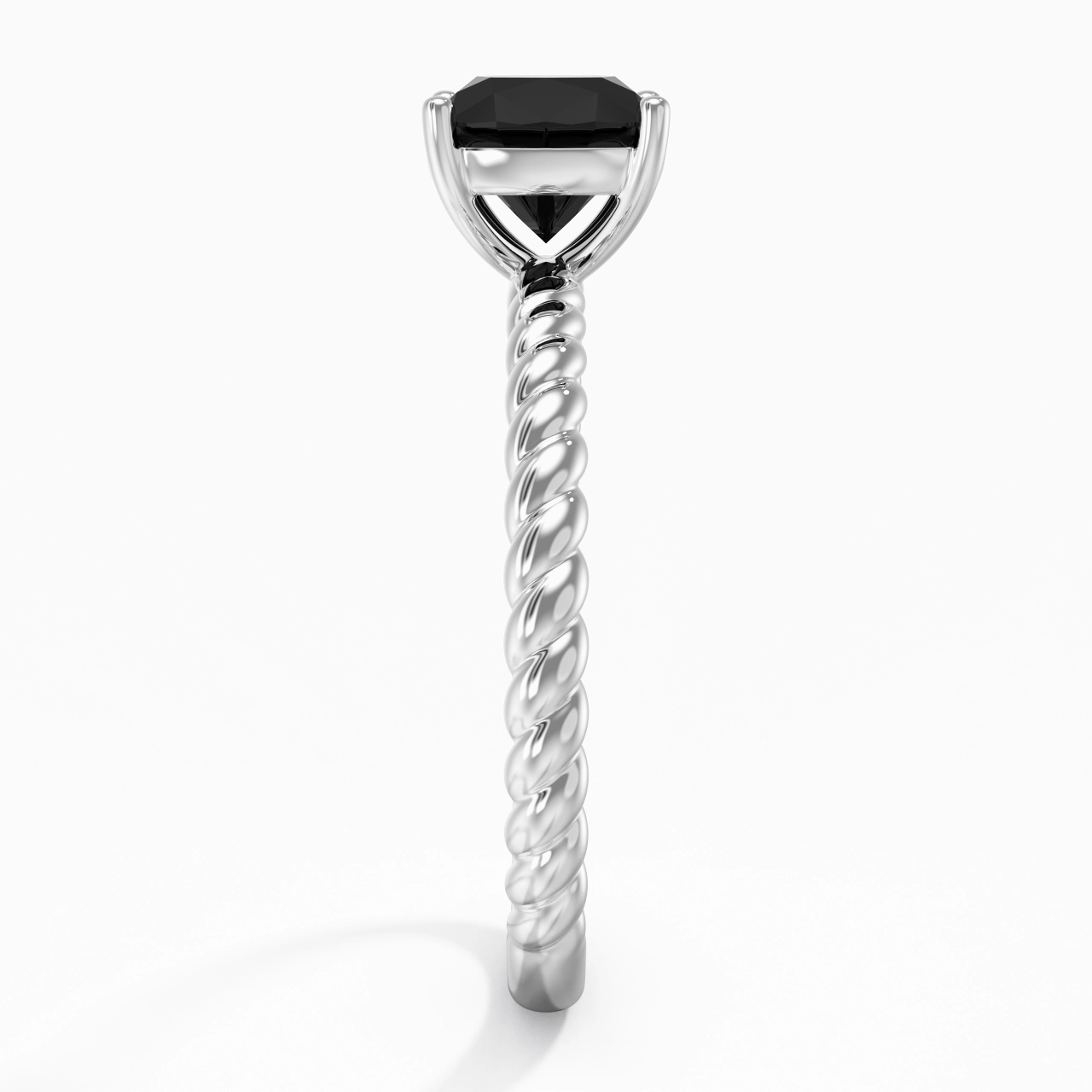 Modern Cushion 2.00ct Cubic Zirconia Engagement Ring