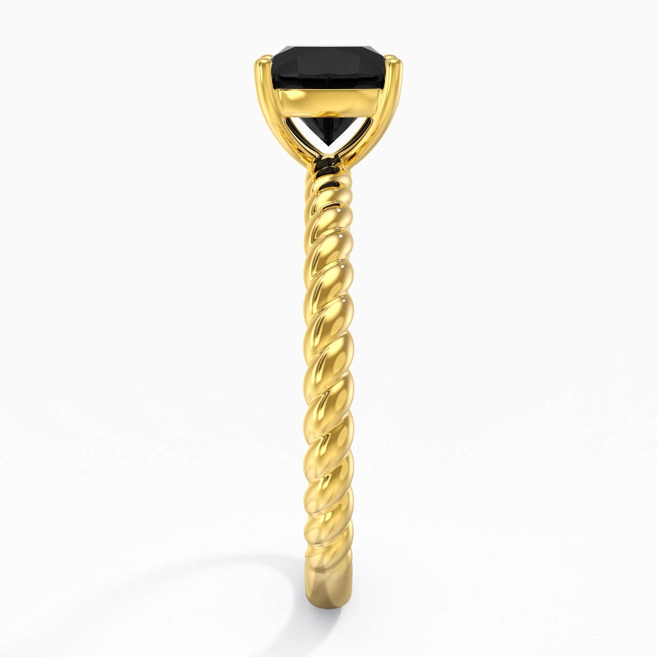 Modern Cushion 2.00ct Cubic Zirconia Engagement Ring