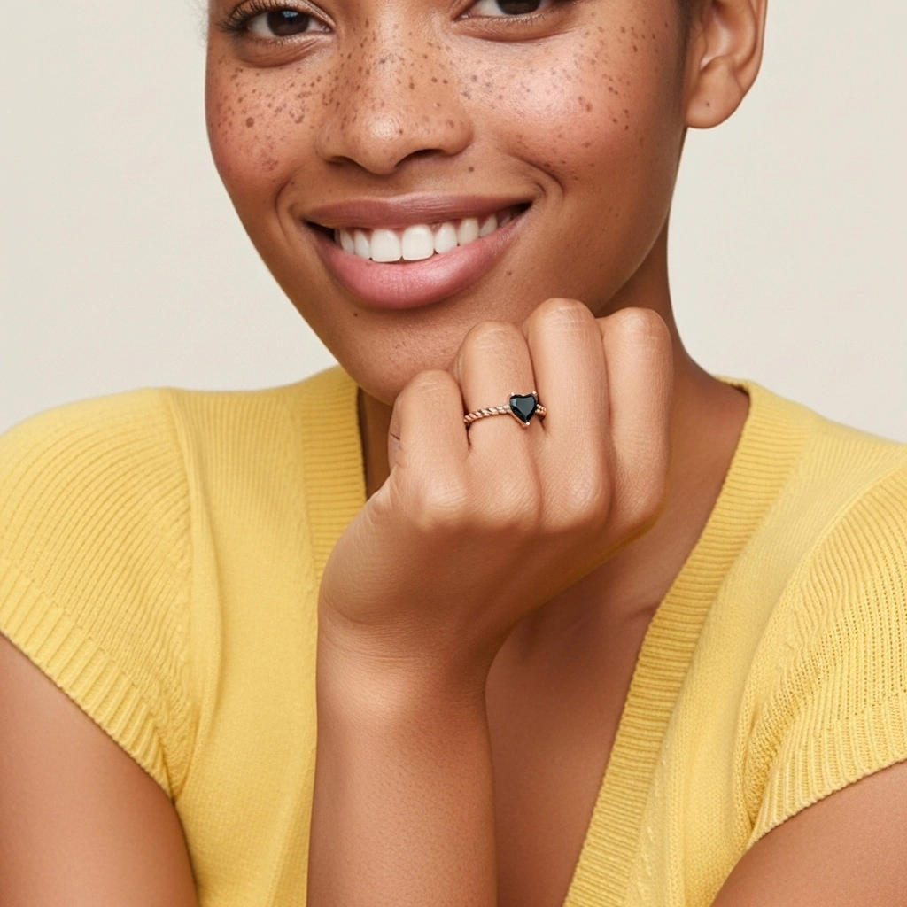 1.00ct Moissanite Bague de fiançailles Argent sterling 925