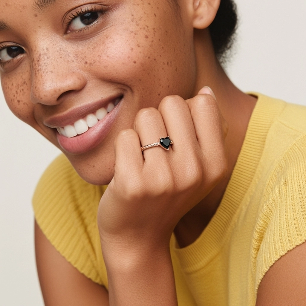 1.00ct Moissanite Bague de fiançailles Argent sterling 925