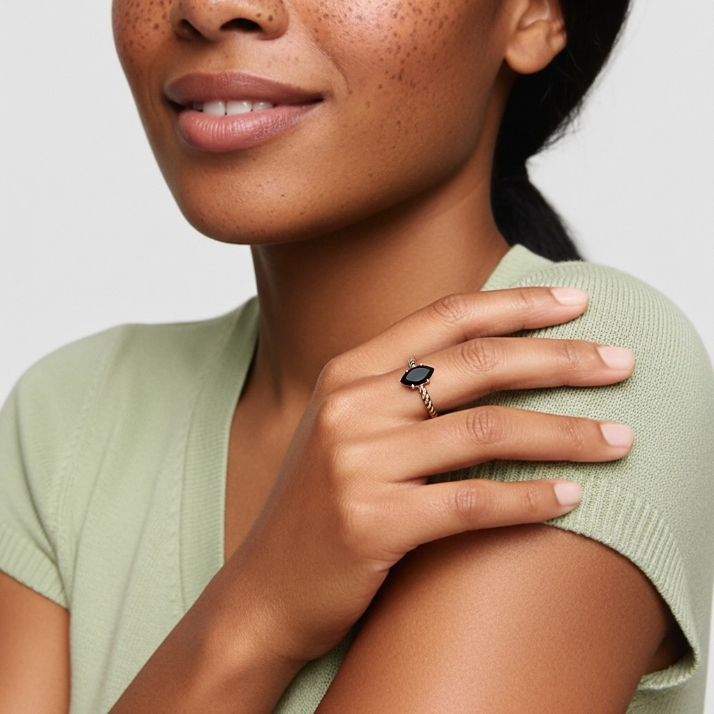 Modern Marquise 1.00ct Cubic Zirconia Engagement Ring