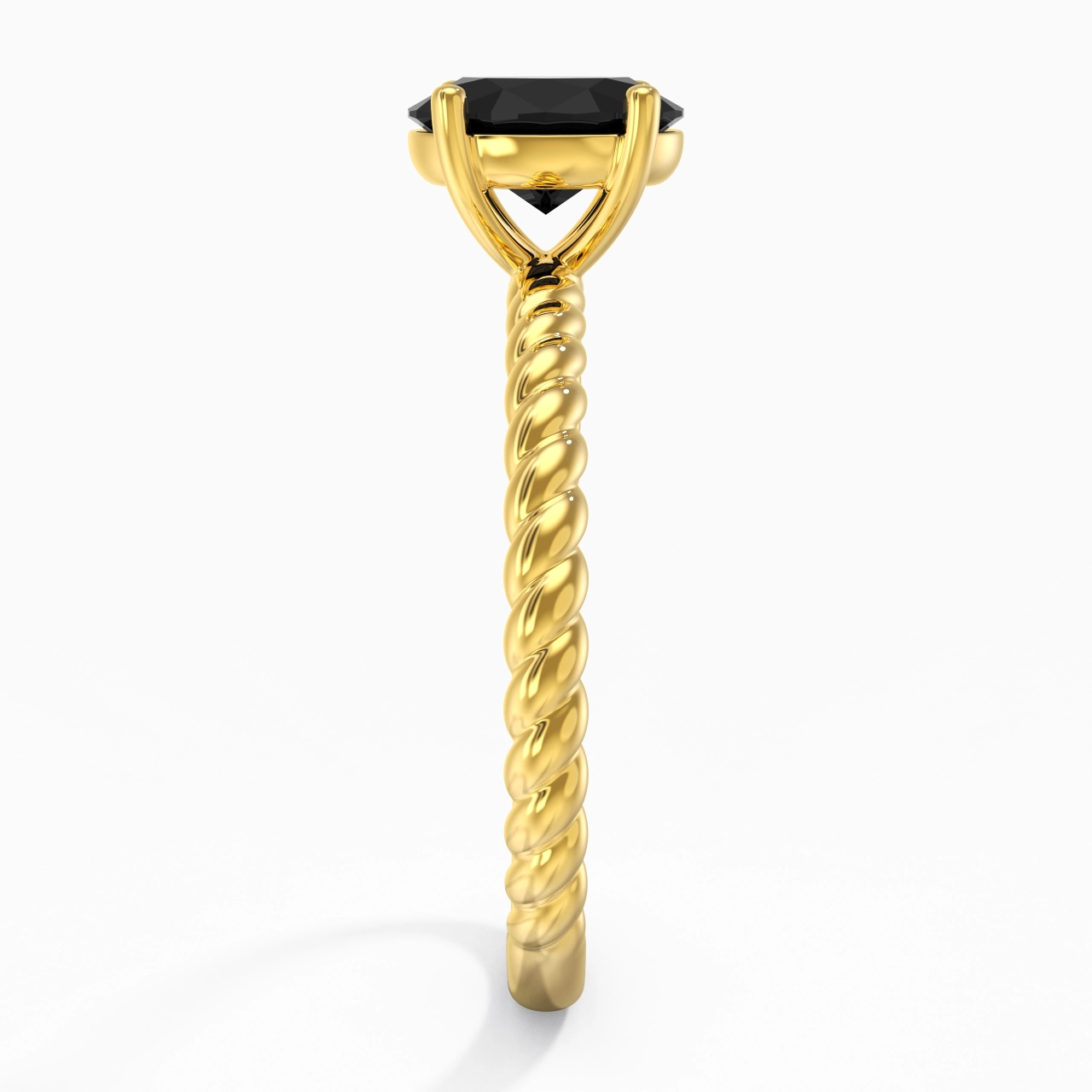 Modern Oval 1.50ct Cubic Zirconia Engagement Ring