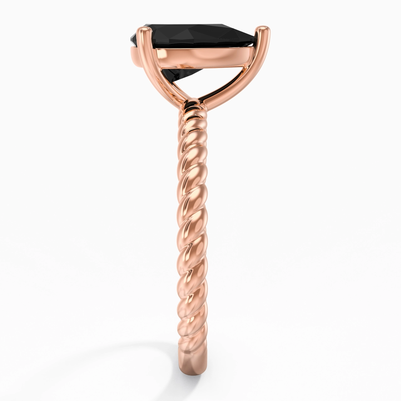 Modern Pear 2.00ct Cubic Zirconia Engagement Ring