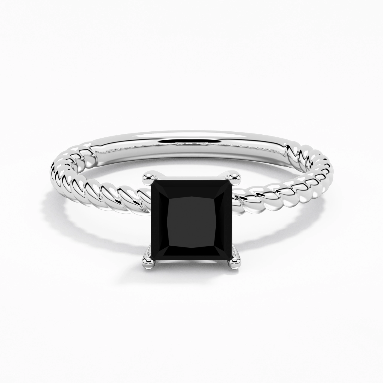 Modern Princess 1.50ct Cubic Zirconia Engagement Ring