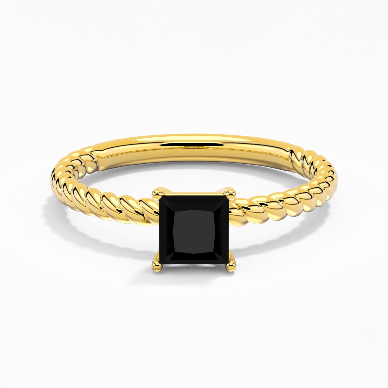Modern Princess 1.00ct Cubic Zirconia Engagement Ring