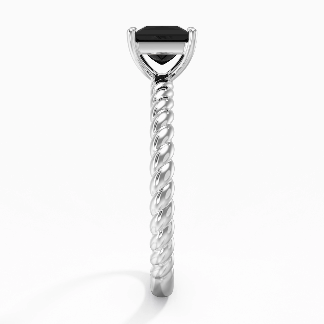 Modern Princess 1.00ct Cubic Zirconia Engagement Ring