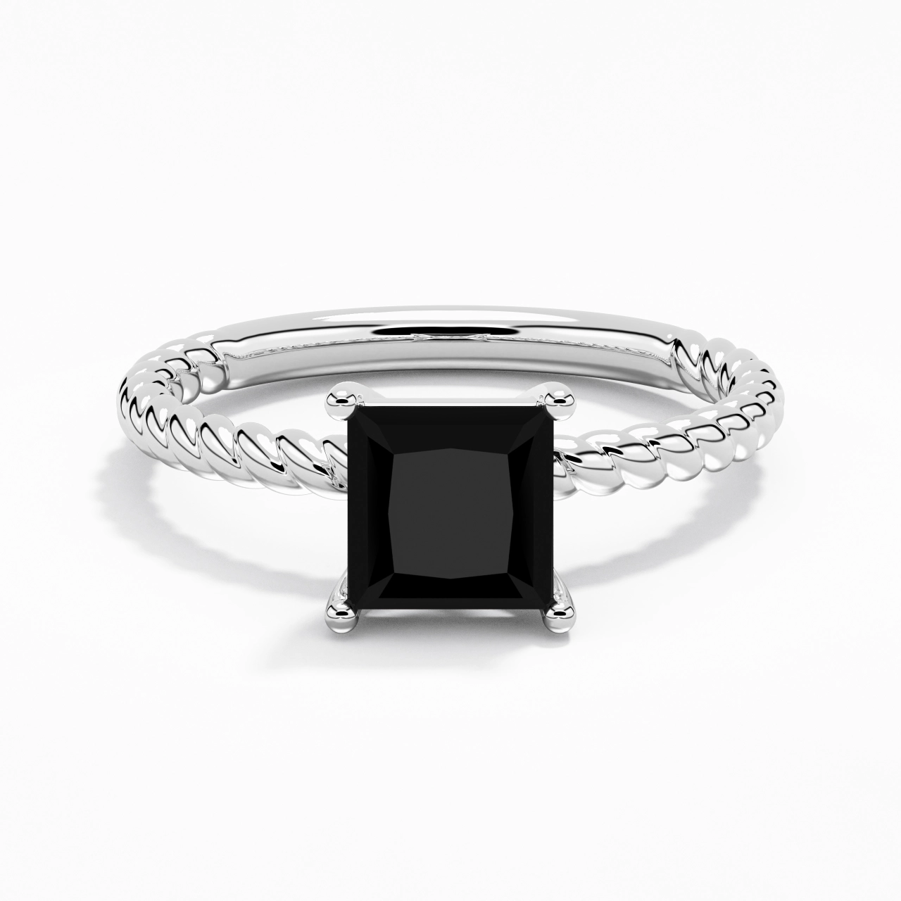 Modern Princess 2.00ct Cubic Zirconia Engagement Ring