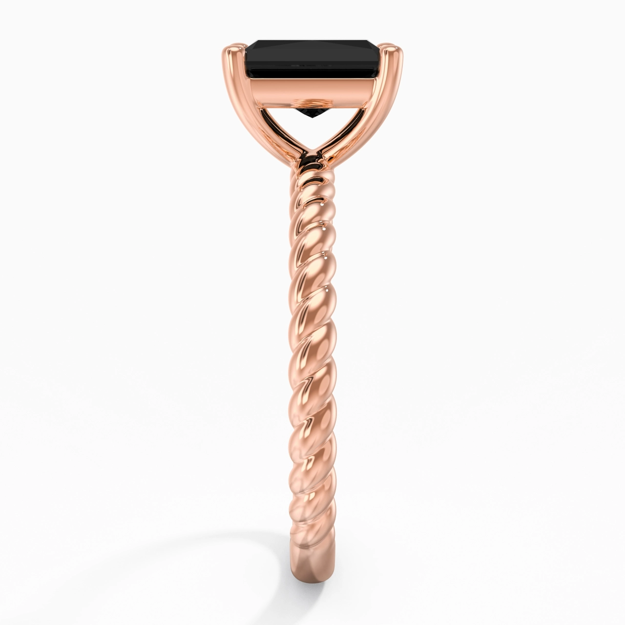 Modern Radiant 2.00ct Cubic Zirconia Engagement Ring