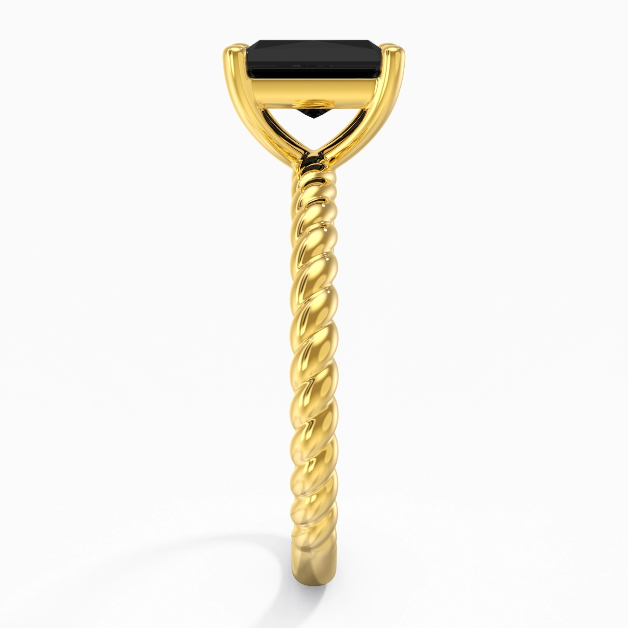 Modern Radiant 2.00ct Cubic Zirconia Engagement Ring