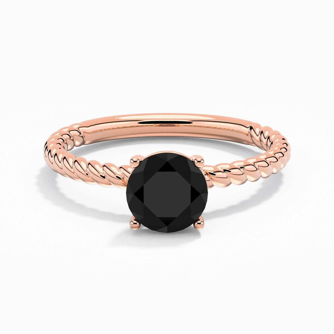 Modern Round 1.50ct Cubic Zirconia Engagement Ring