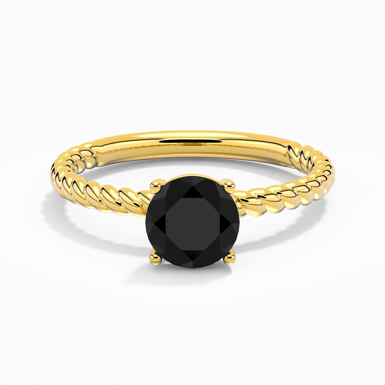 Modern Round 1.50ct Cubic Zirconia Engagement Ring
