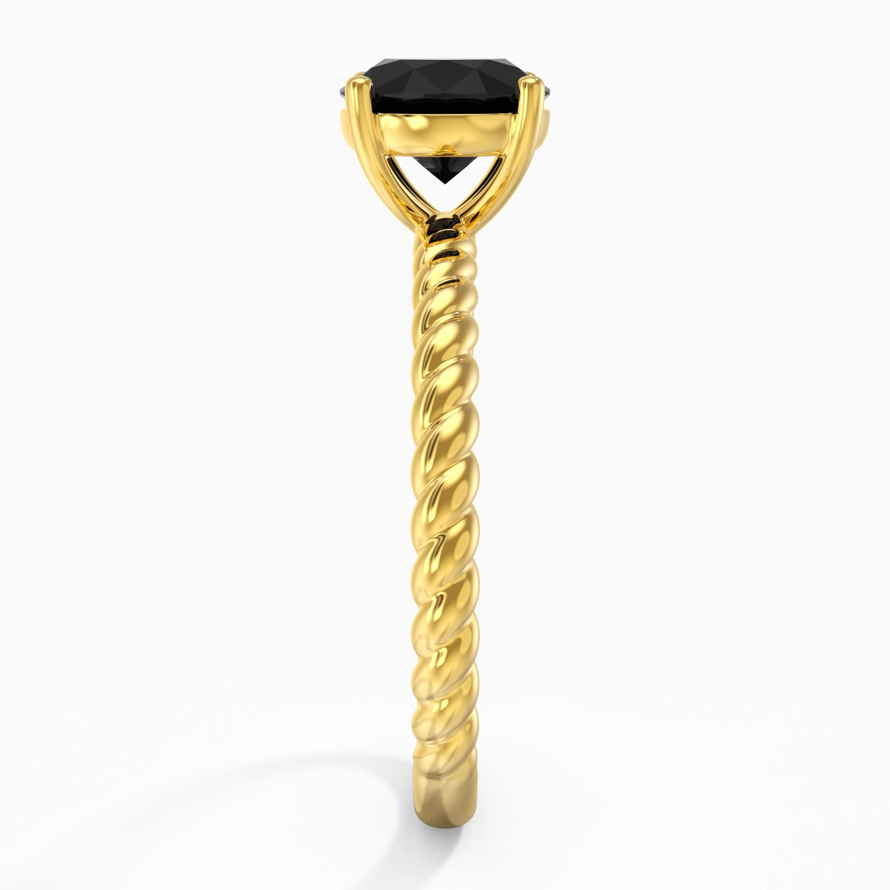 Modern Round 1.50ct Cubic Zirconia Engagement Ring