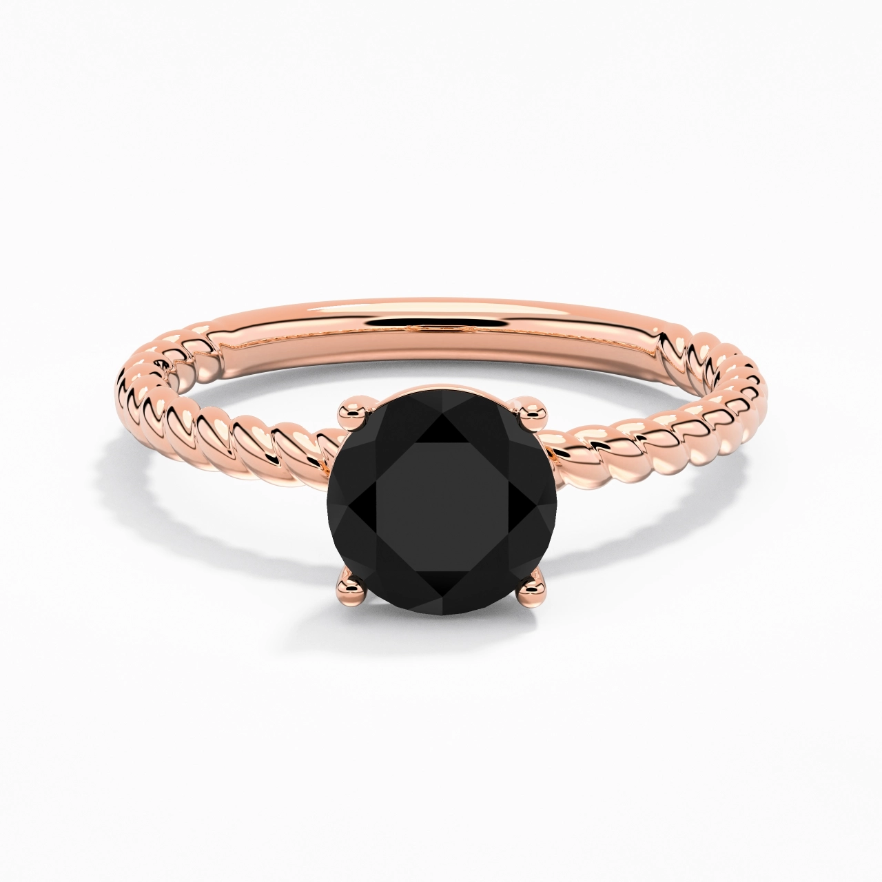 Modern Round 2.00ct Cubic Zirconia Engagement Ring