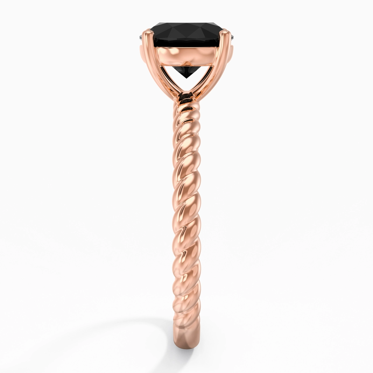 Modern Round 2.00ct Cubic Zirconia Engagement Ring