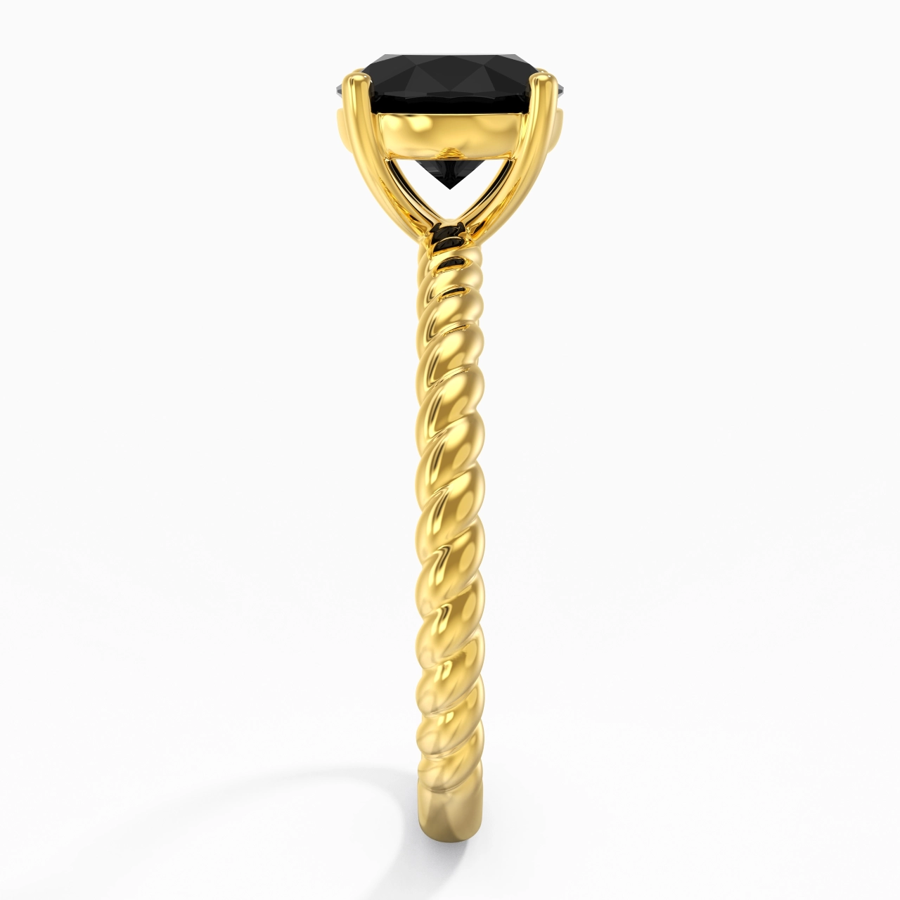 Modern Round 2.00ct Cubic Zirconia Engagement Ring