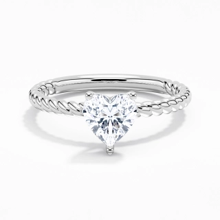 1.50ct Moissanite Engagement Ring 925 Sterling Silver