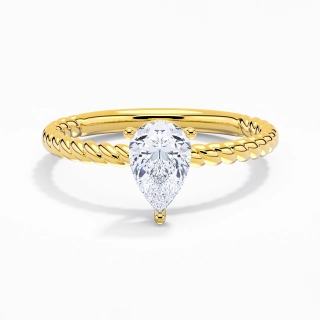 1.50ct Moissanite Bague de fiançailles Argent sterling 925