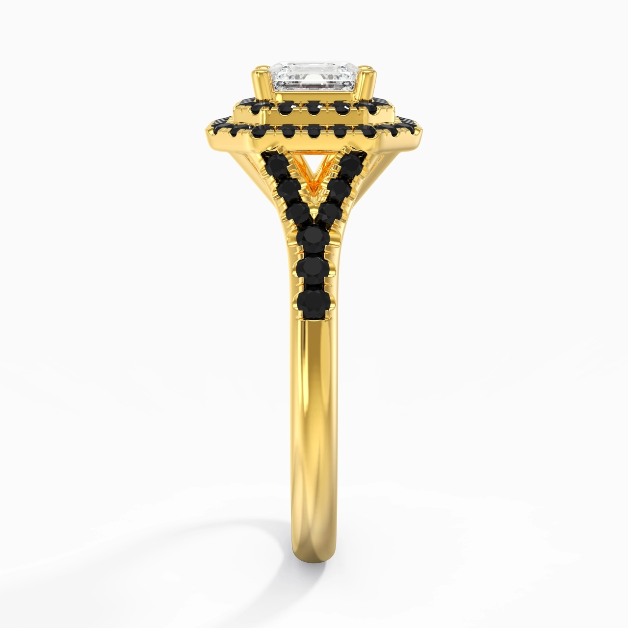 Luxury Asscher 1.00ct Cubic Zirconia Engagement Ring