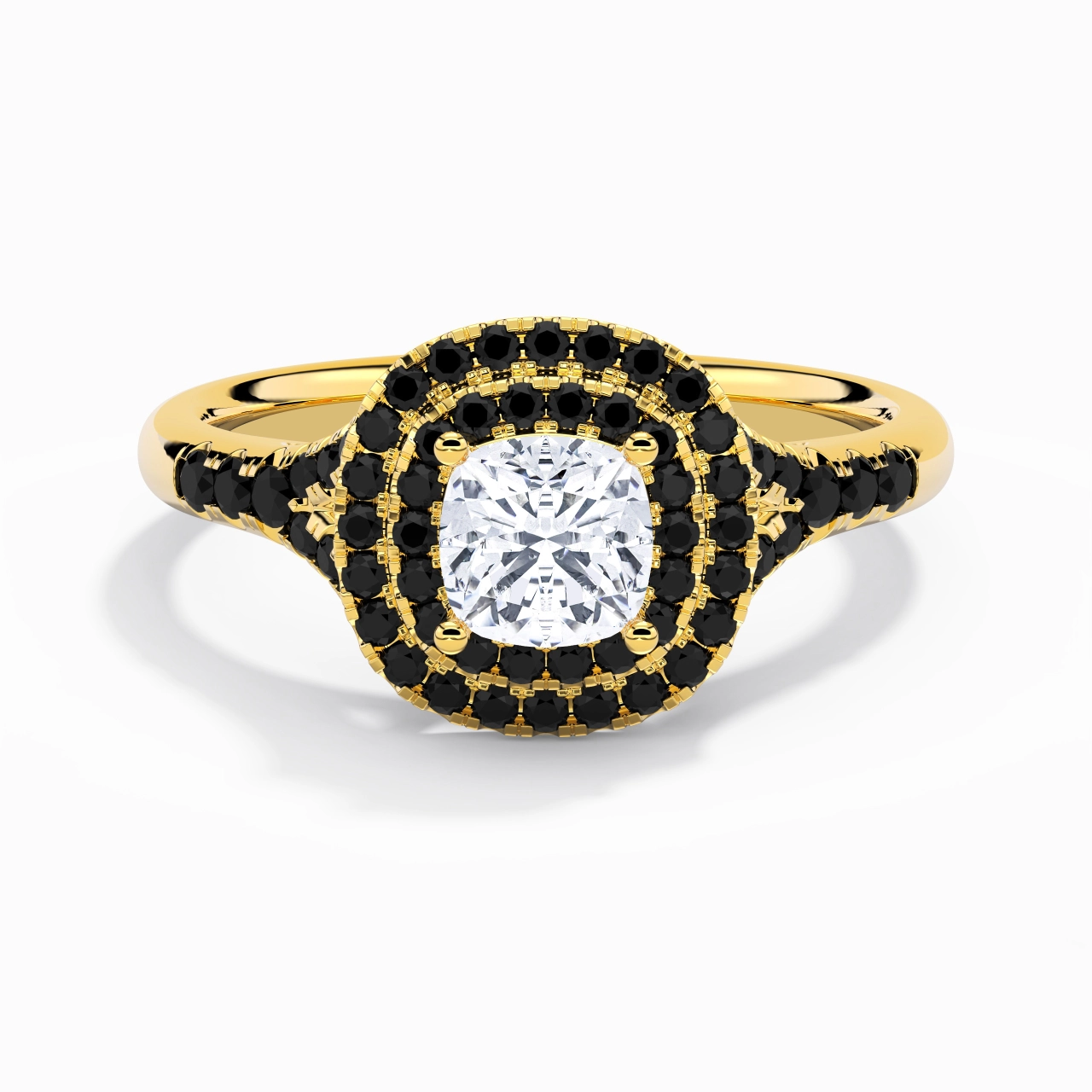 Luxury Cushion 1.00ct Cubic Zirconia Engagement Ring