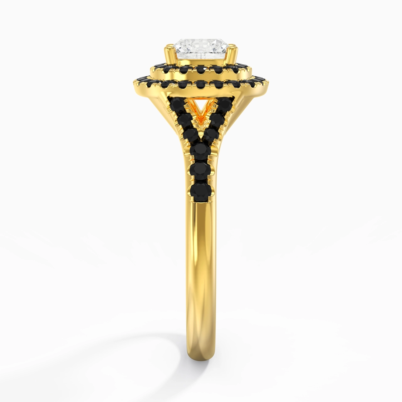 Luxury Cushion 1.00ct Cubic Zirconia Engagement Ring