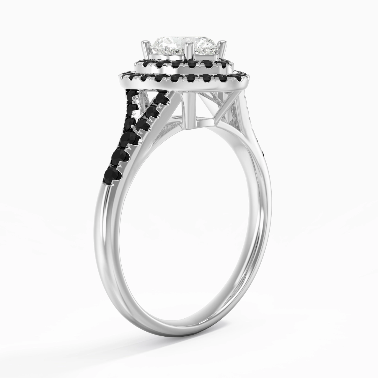 Luxury Heart 1.00ct Cubic Zirconia Engagement Ring