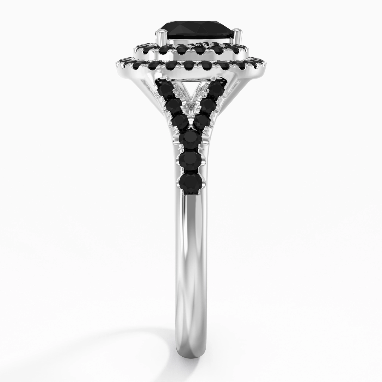 Luxury Heart 1.00ct Cubic Zirconia Engagement Ring