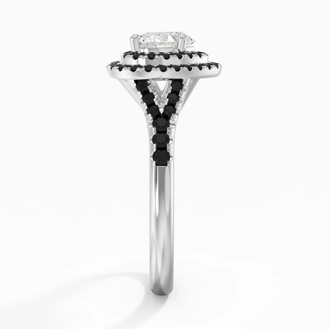 Luxury Heart 1.00ct Cubic Zirconia Engagement Ring