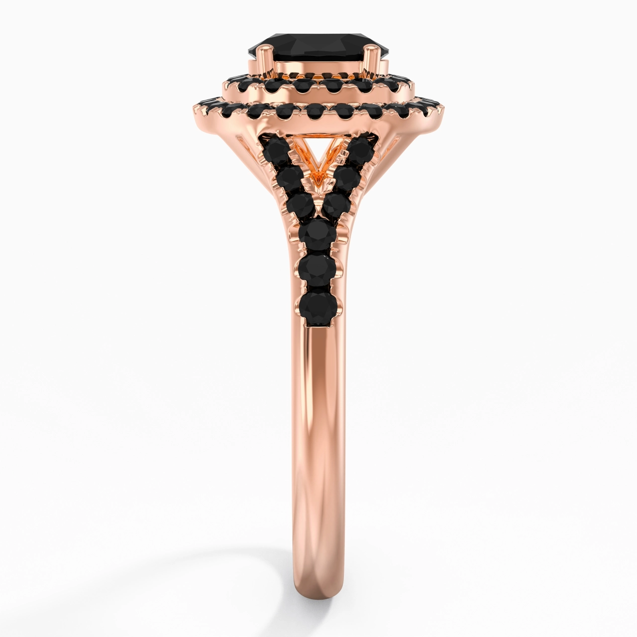 Lujo Ovalado 1.00ct Circonio cúbico Anillo de Compromiso