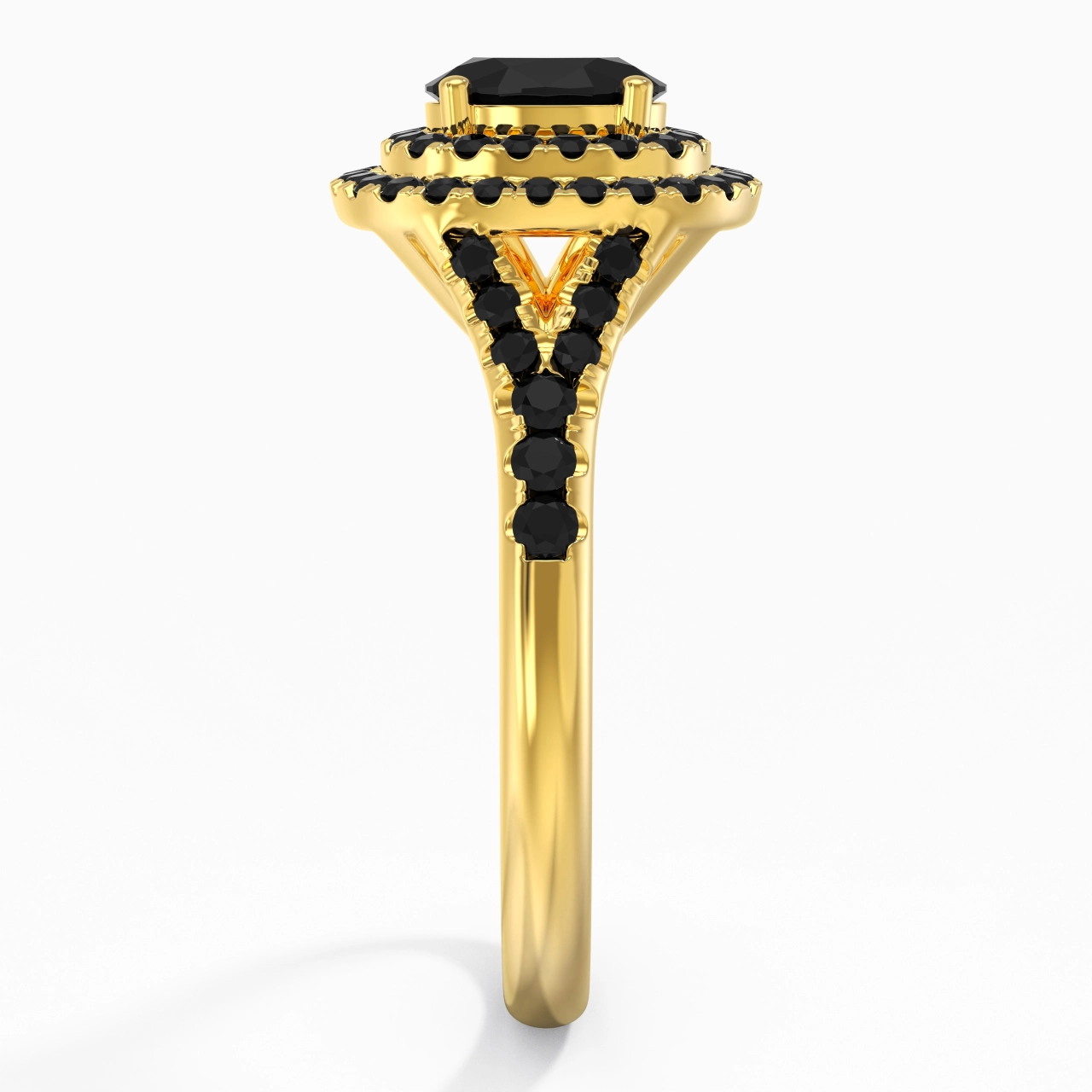 Lujo Ovalado 1.00ct Circonio cúbico Anillo de Compromiso