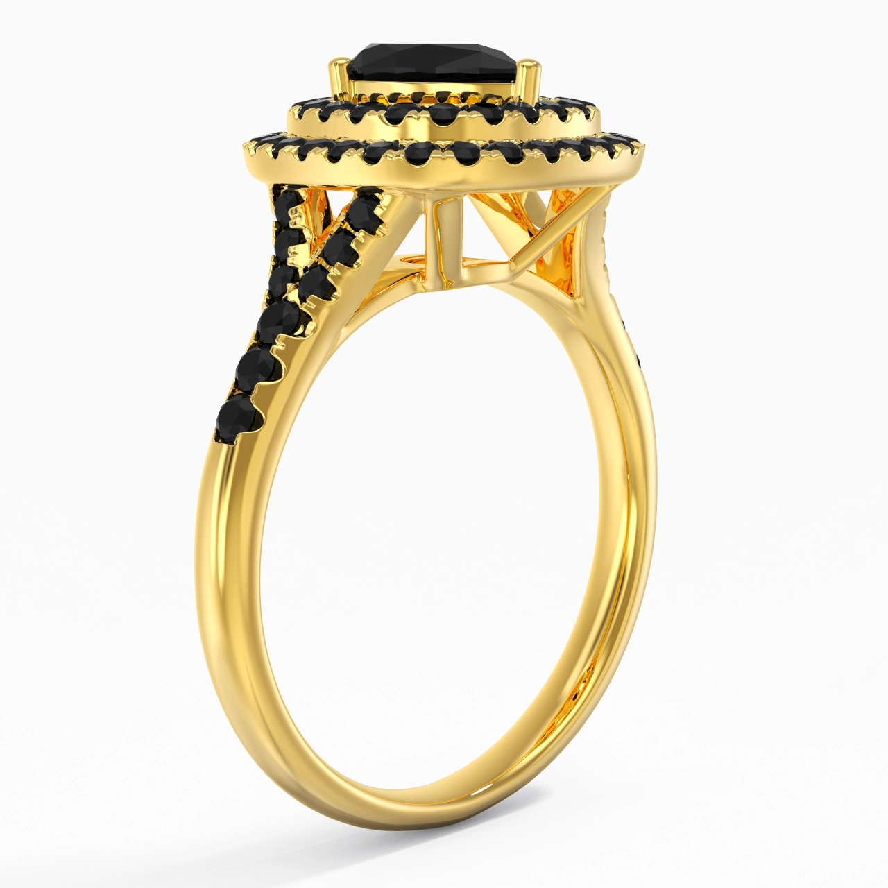 Luxury Pear 1.00ct Cubic Zirconia Engagement Ring