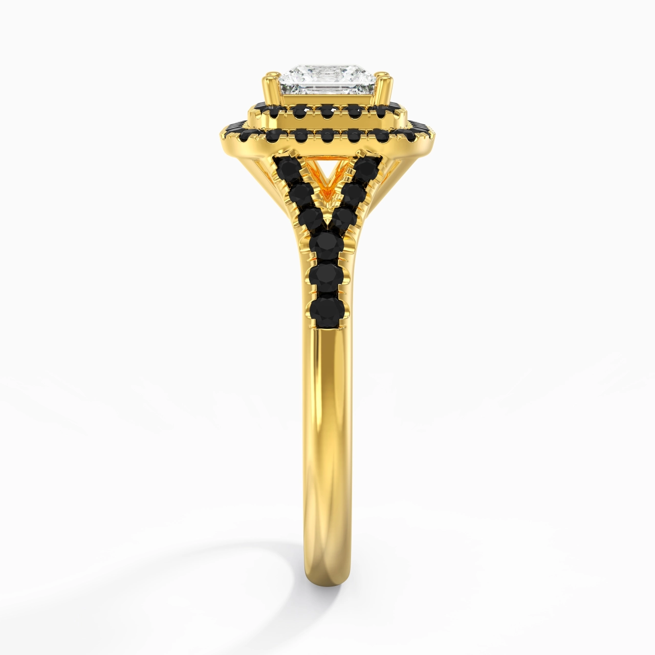 Luxury Princess 1.00ct Cubic Zirconia Engagement Ring