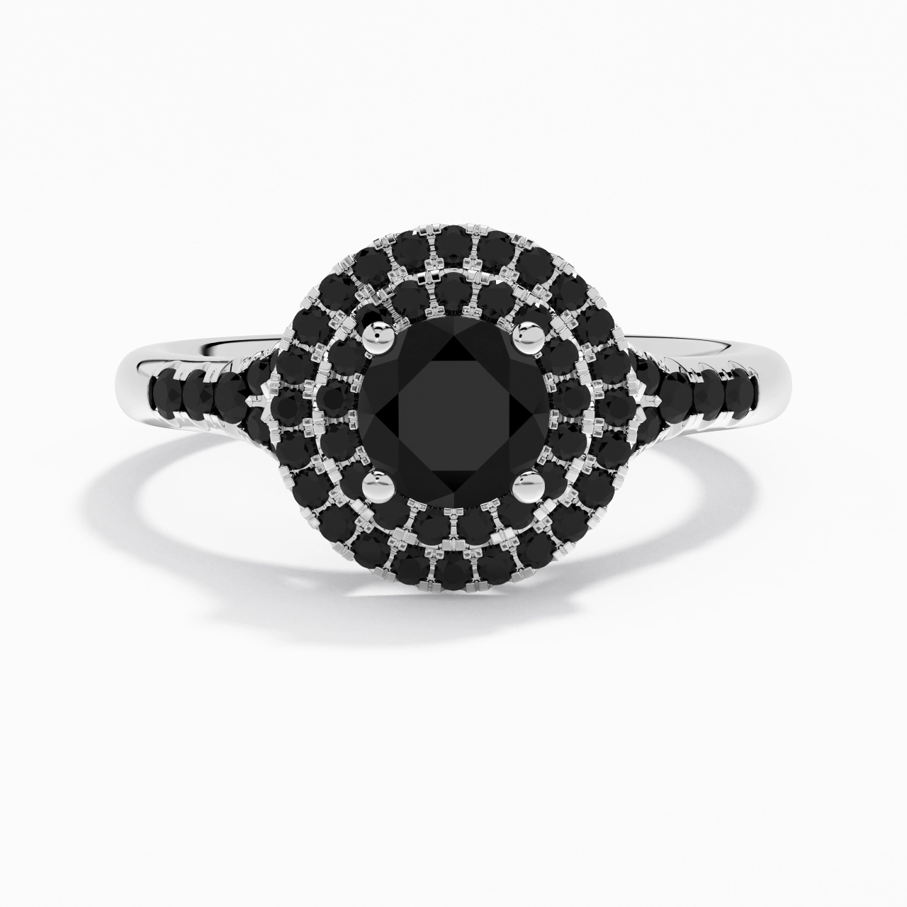 Luxury Round 1.00ct Cubic Zirconia Engagement Ring