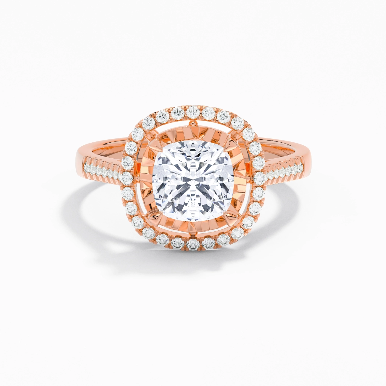 Classic Cushion 1.50ct Moissanite Engagement Ring