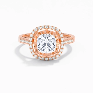 Classic Cushion 1.50ct Moissanite Engagement Ring